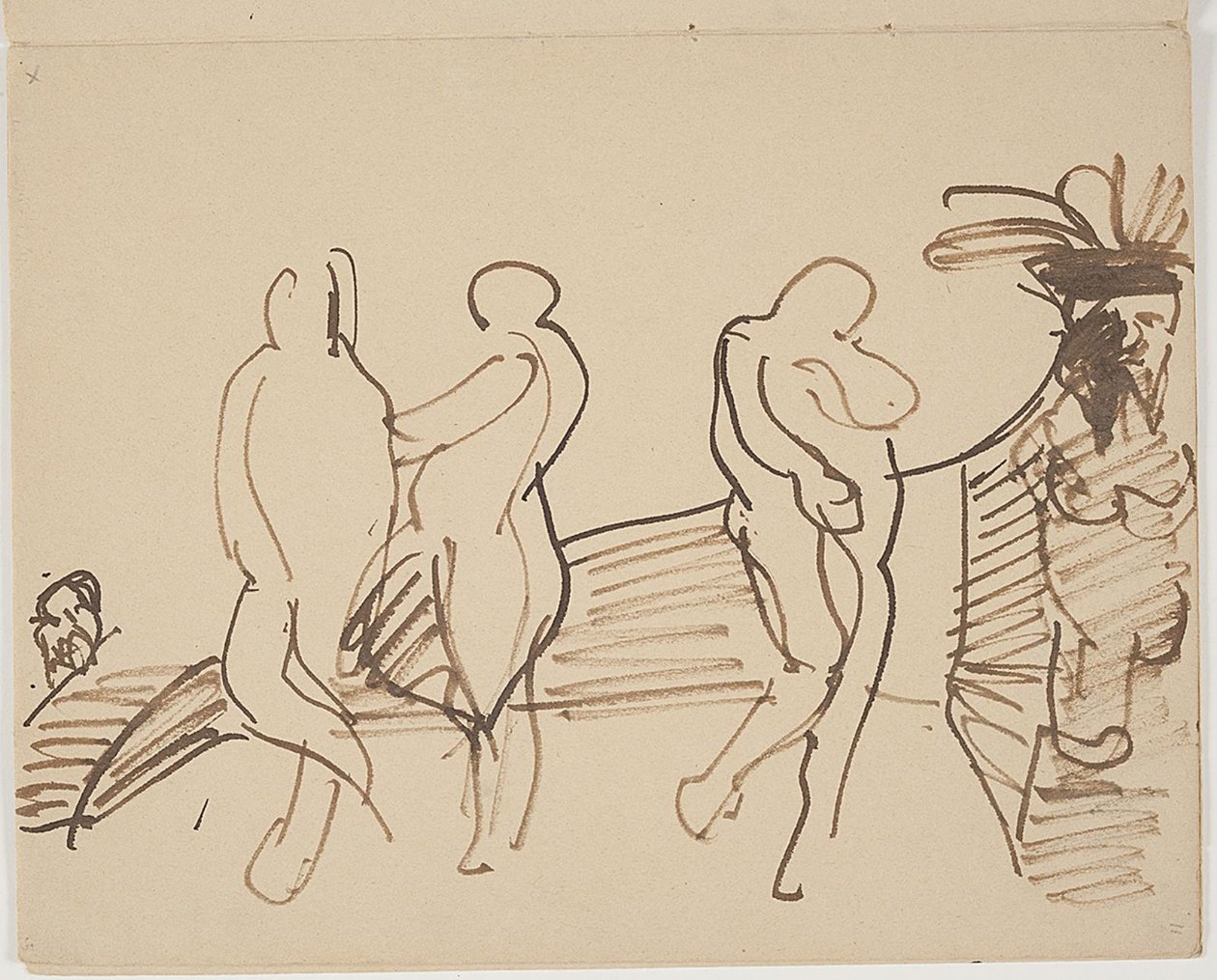 Figür kompozisyonu II by J.A. Jerichau (II)