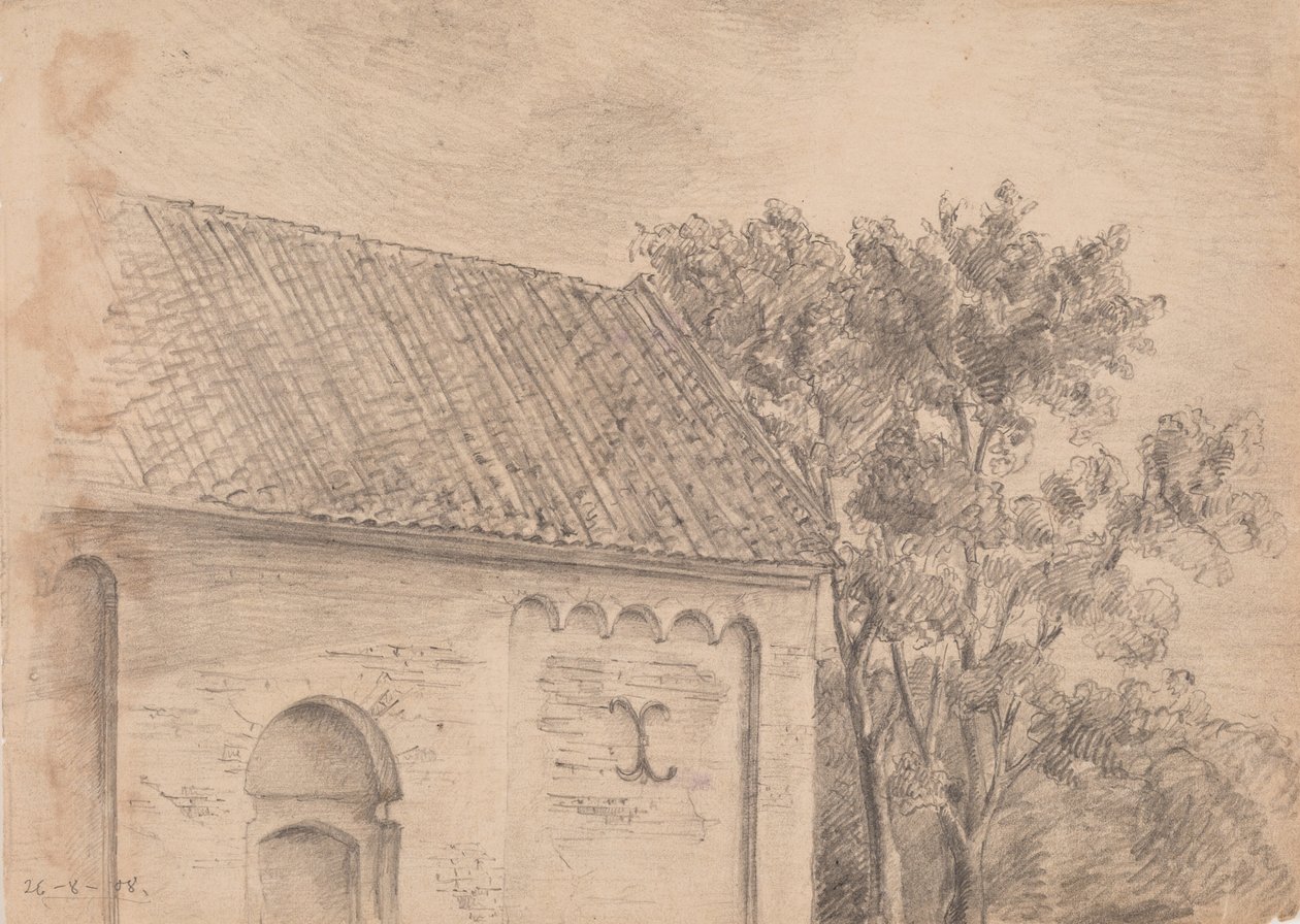 Ağaçlar ile kilise mimarisi by J.A. Jerichau (II)