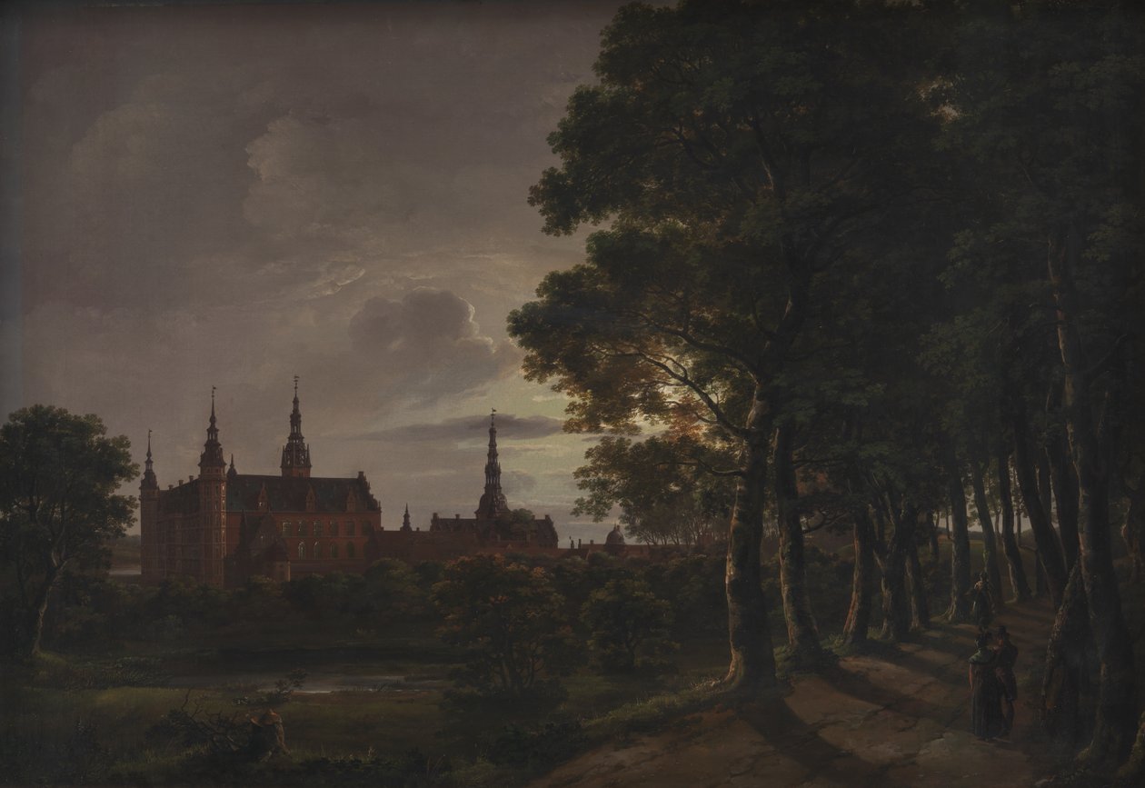 Mehtap tarafından Frederiksborg Kalesi by Johan Christian Dahl