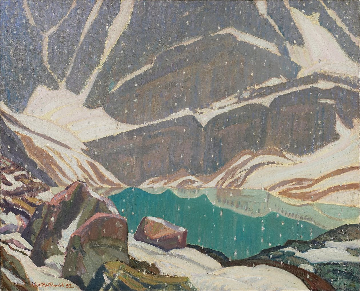 Dağ Yalnızlığı (Oesa Gölü) by J.E.H. MacDonald