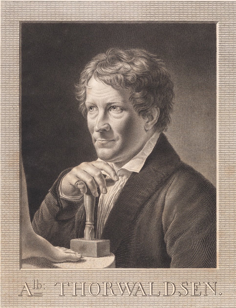 Alb. Thorvaldsen by J.F. Clemens