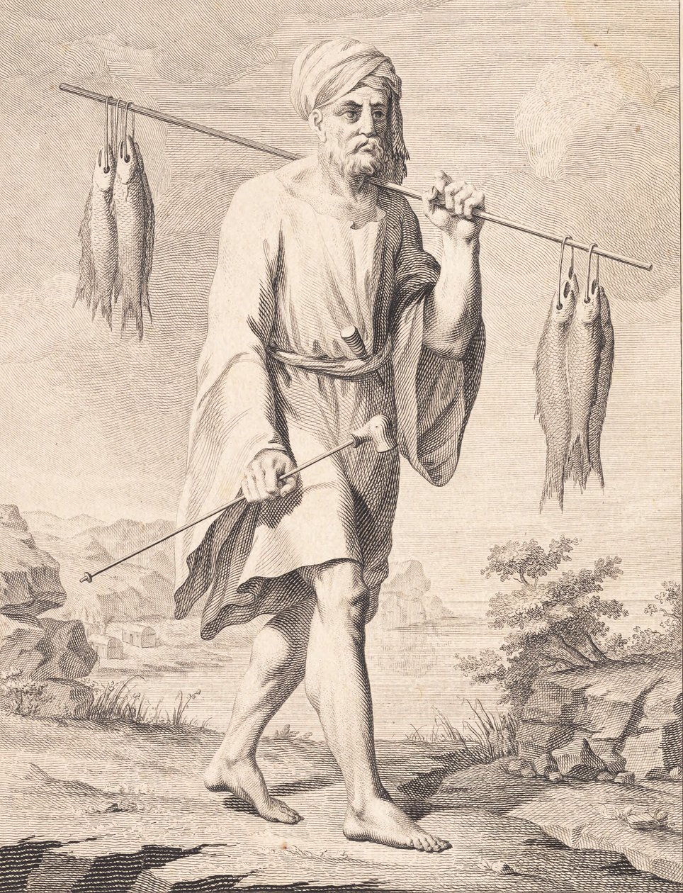 Arap balıkçı by J.F. Clemens