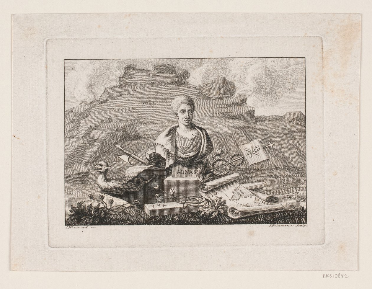 El yazması koleksiyoncusu Arni Magnusson by J.F. Clemens