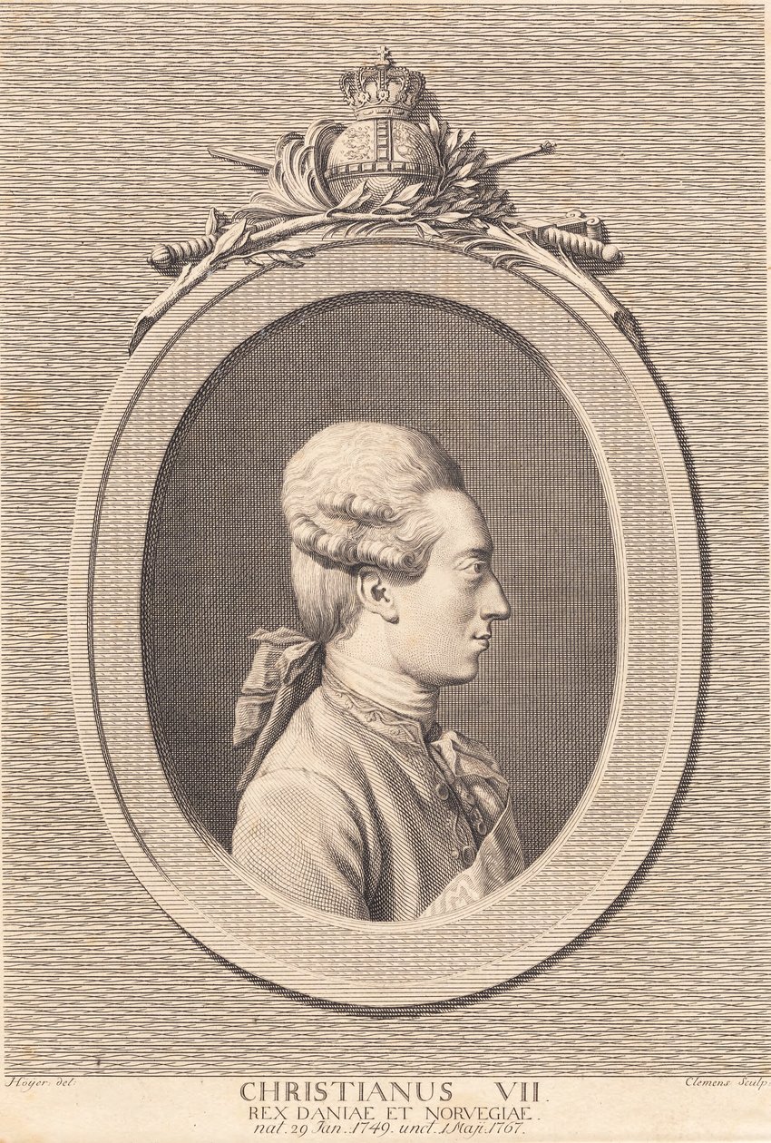 Kong Hıristiyan VII by J.F. Clemens