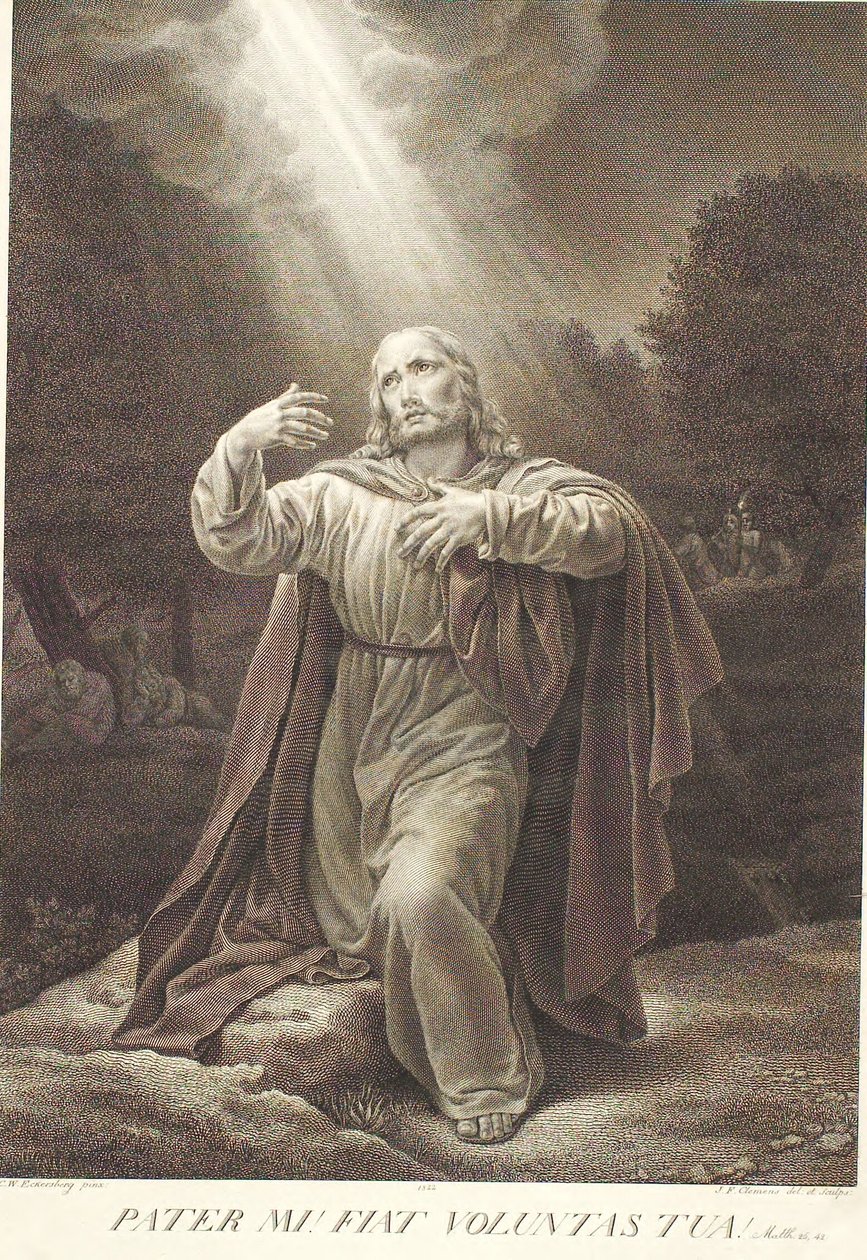 Kristus i Gethsemane Var by J.F. Clemens