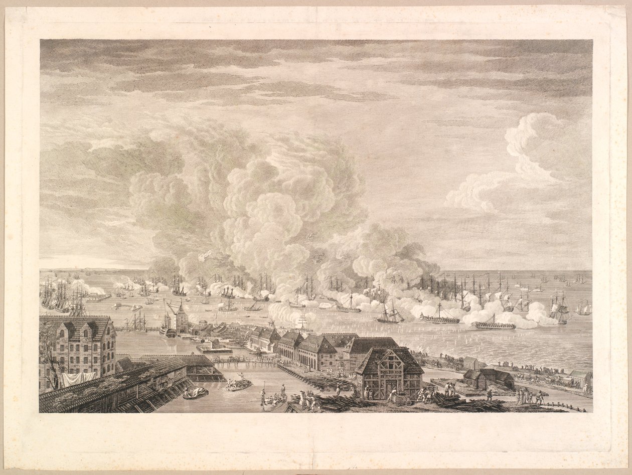 Yuva Savaşı 2 Nisan 1801 by J.F. Clemens