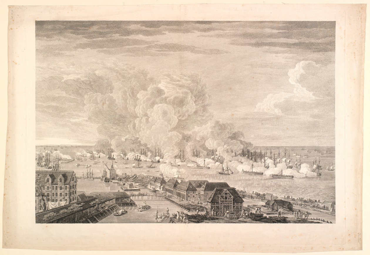 2 Nisan 1801'de Reden Savaşı by J.F. Clemens