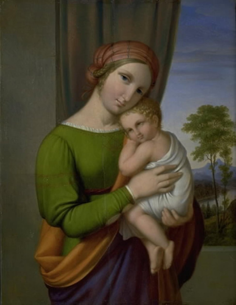 Çocuk İsa ile Meryem Ana by J.L. Lund