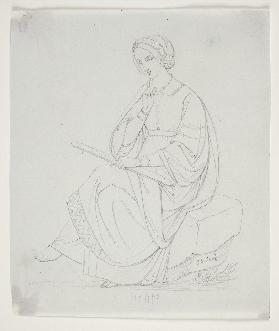 "Üç cadı" çalışması by J.L. Lund