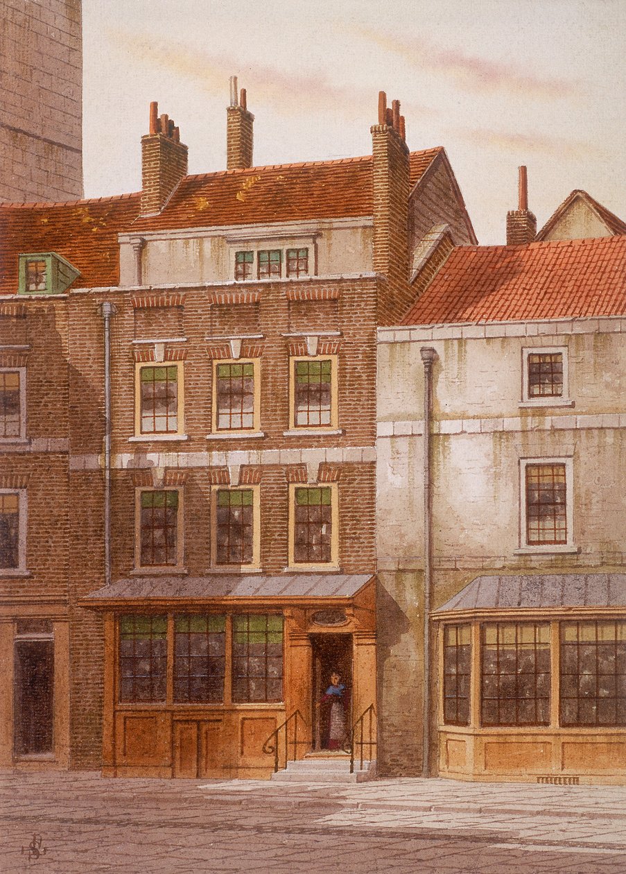 Pulluk Mahkemesi, Lombard Street, Londra, c1870 by JL Stewart