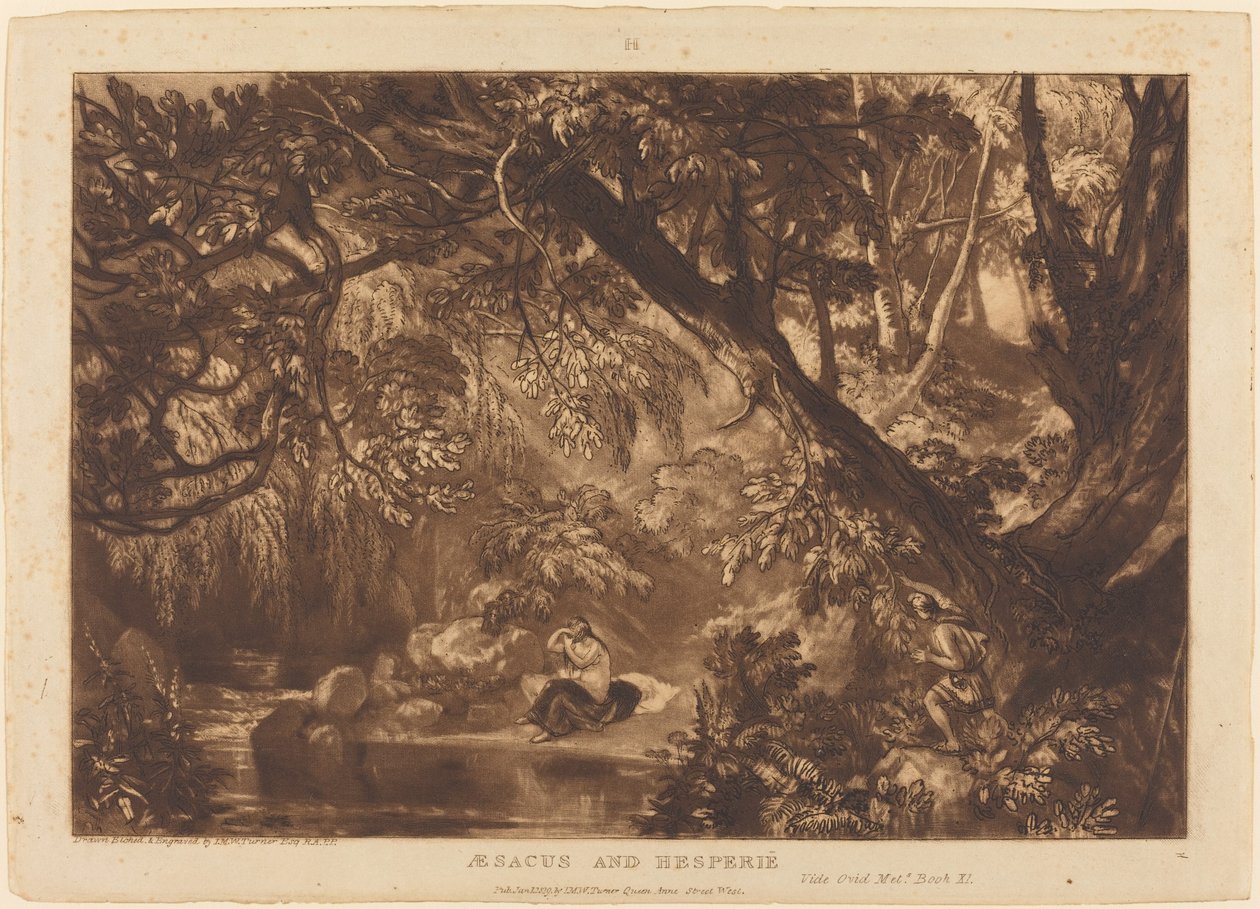 Aesacus ve Hesperie, 1819