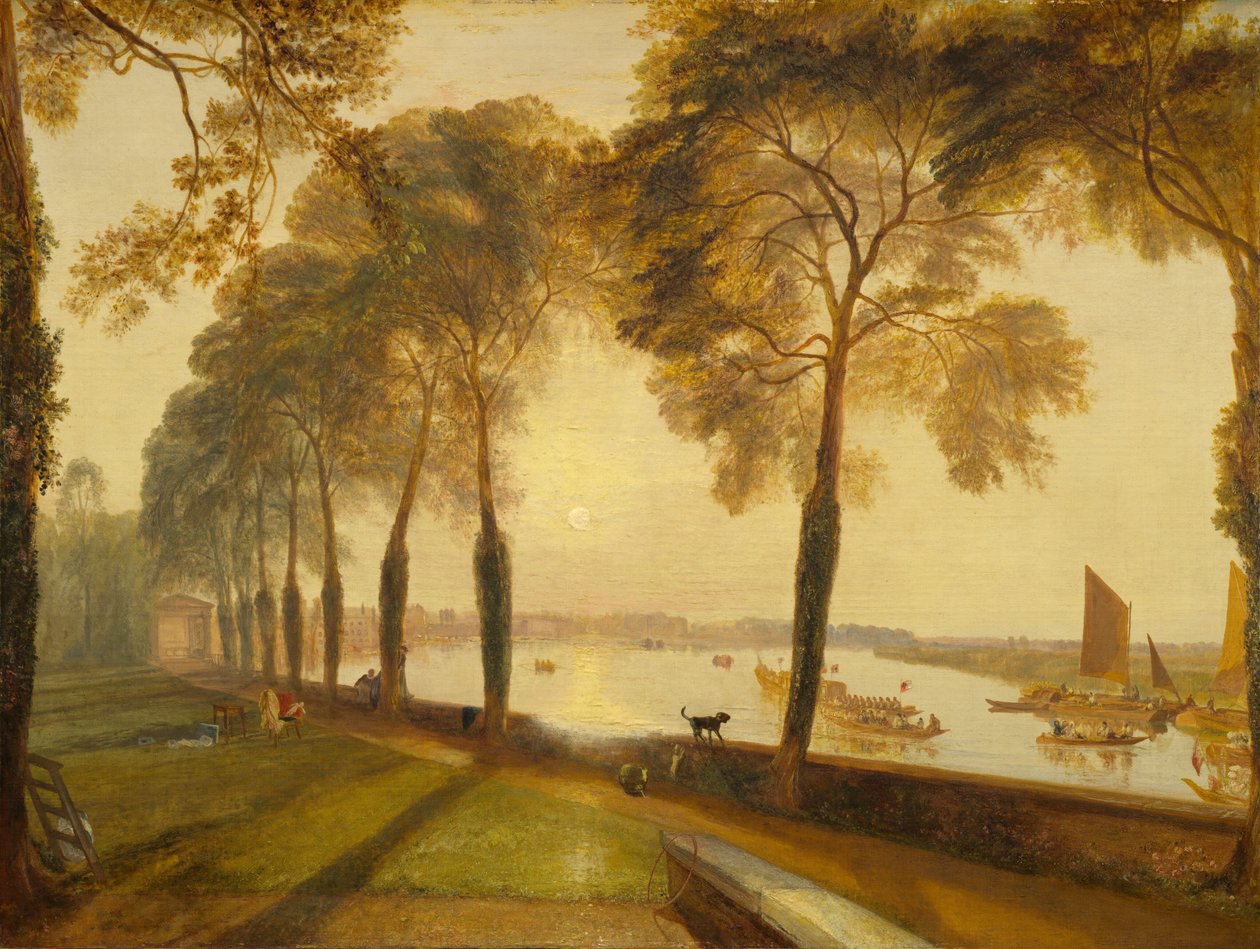 Mortlake Terası, 1827. by Joseph Mallord William Turner