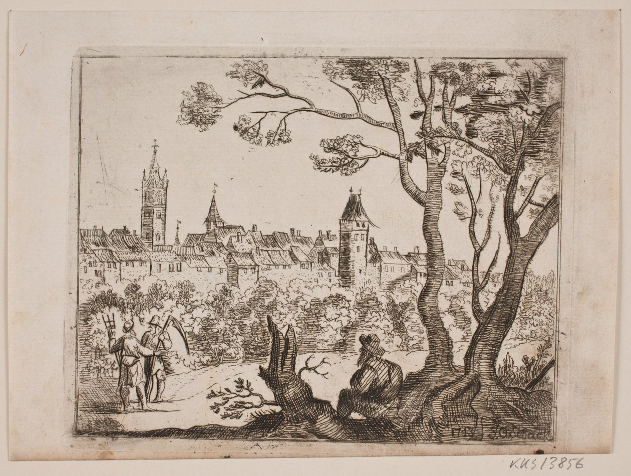 bir şehir tarafından by J.O. Schack