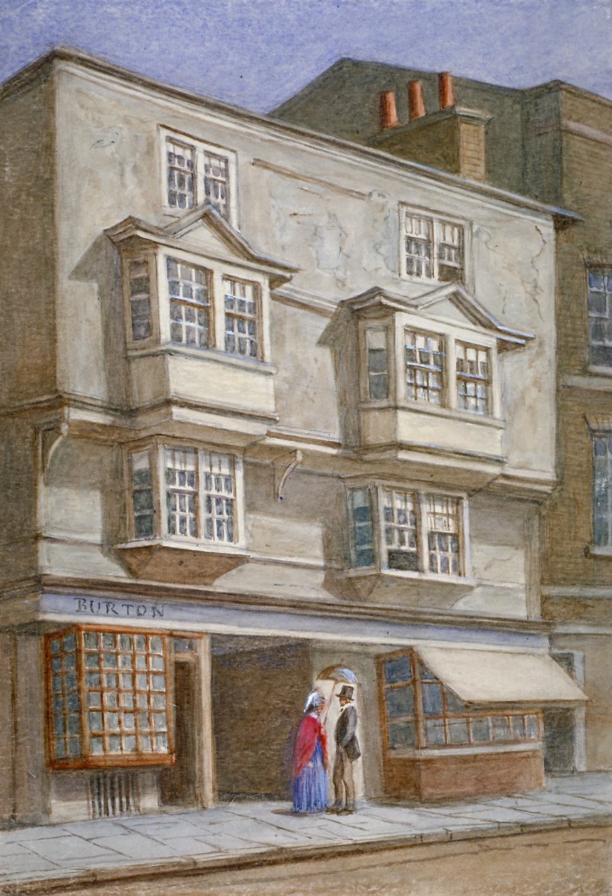Coleman Caddesi, Londra Şehri, 1868. by JT Wilson