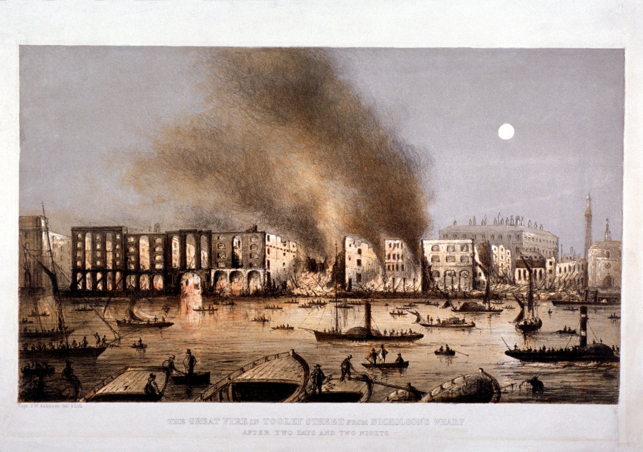 Tooley Caddesi, Bermondsey, Londra, 1861 by JW Anderson