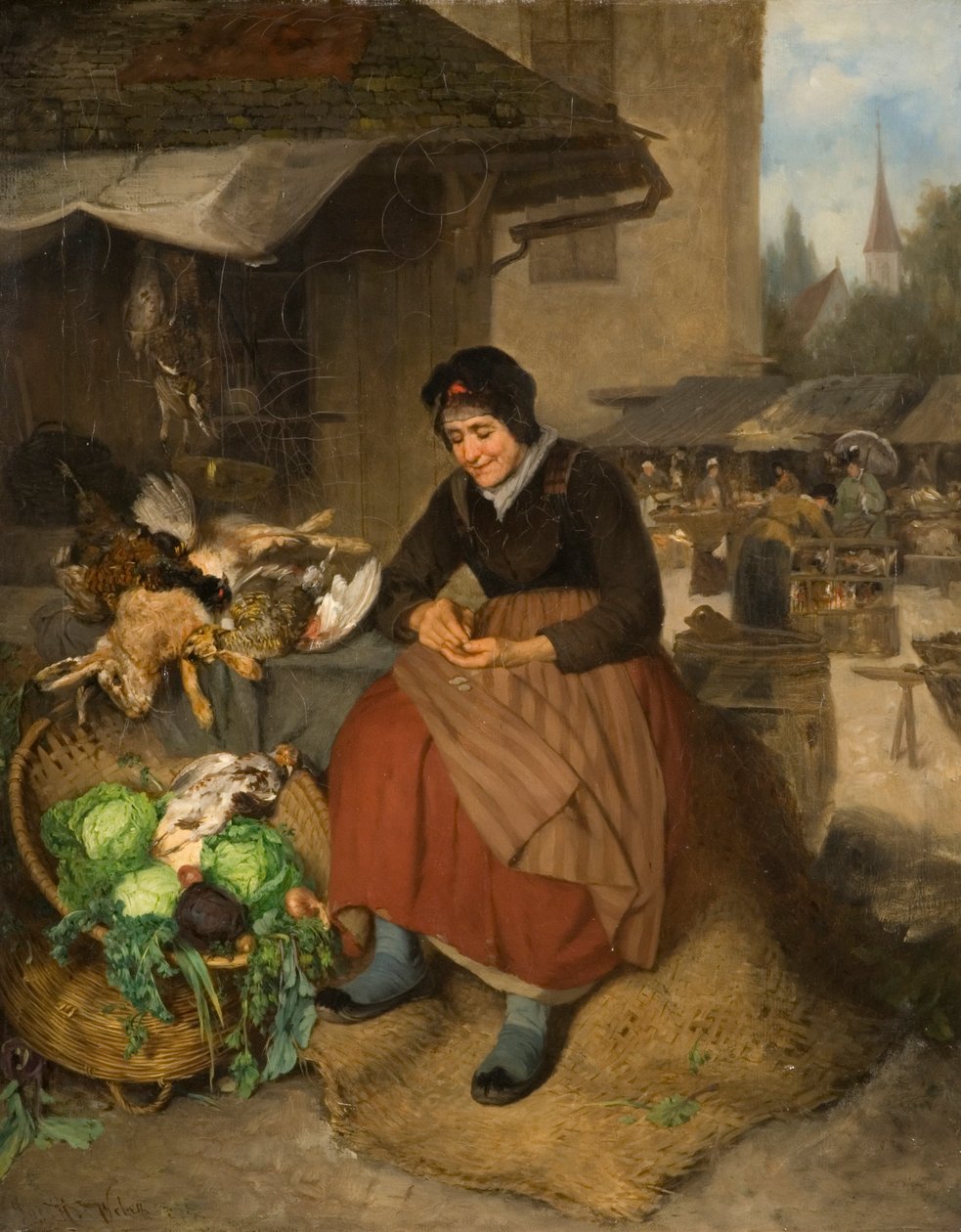 Kazanımlarını Saymak, 1894 by J.W. Weben