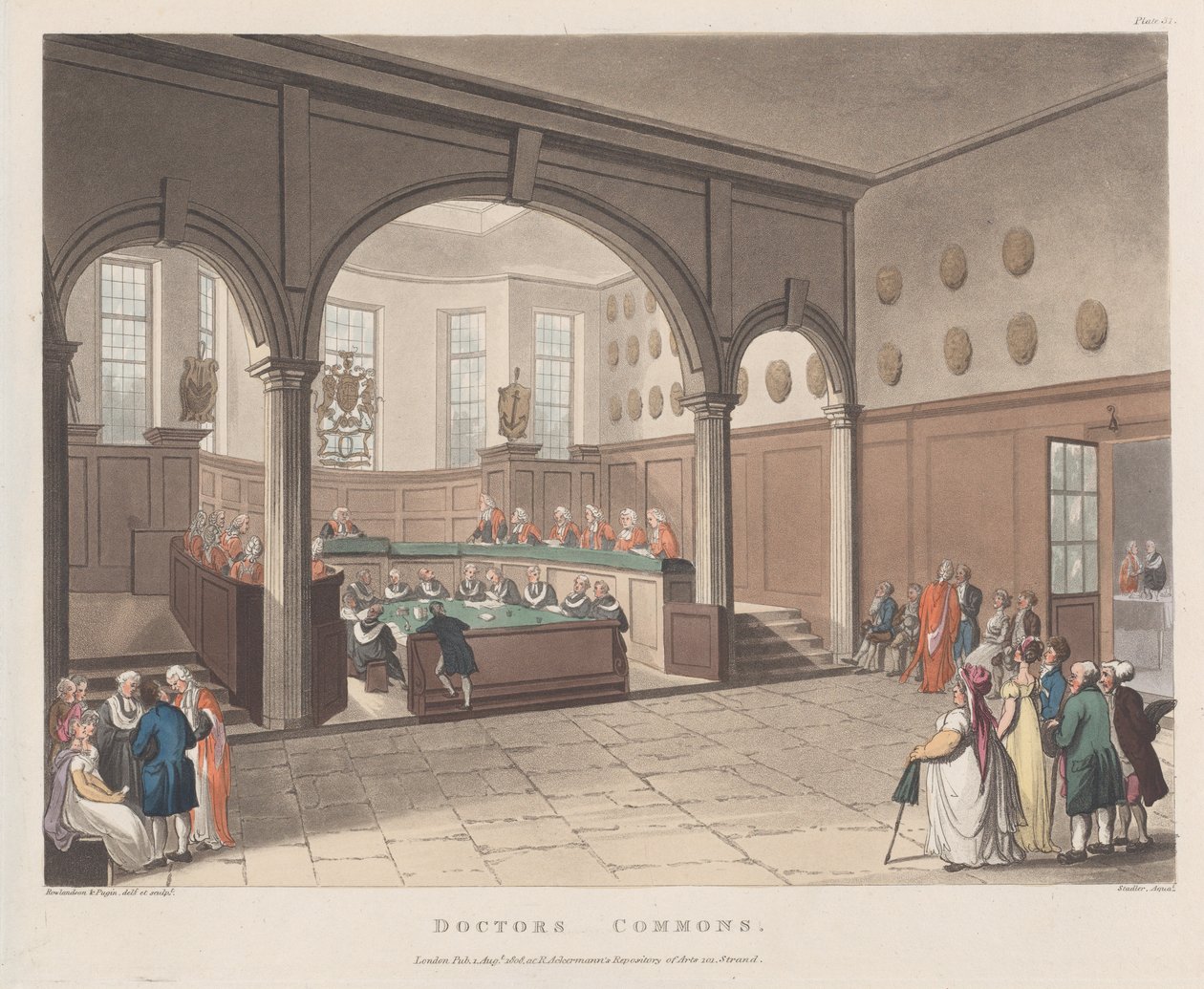Doktorların Avam Kamarası, 1808., 1808. by J. Bluck