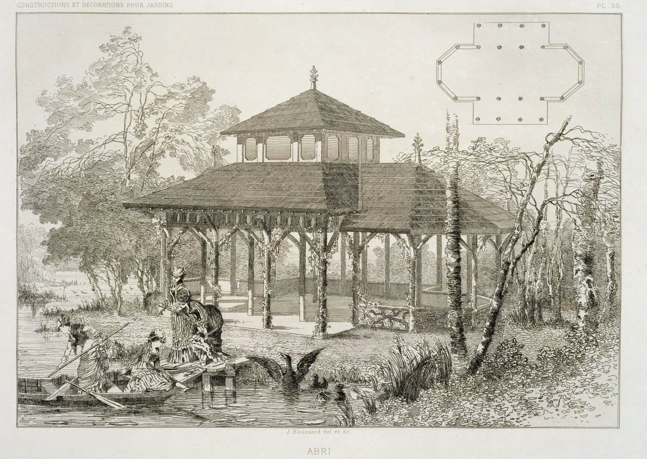 Barınak, yaklaşık 1880 by J. Boussard