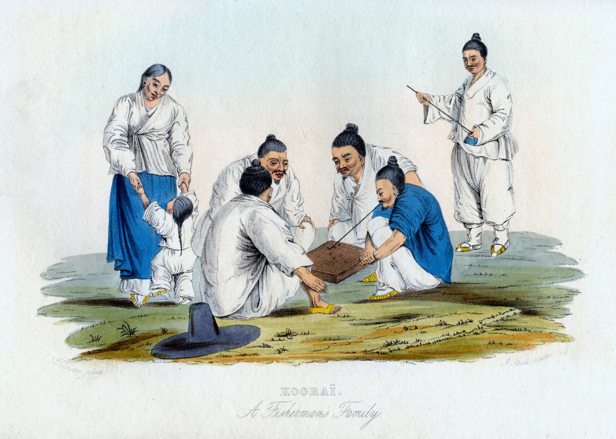 Koorai, Bir Balıkçı Ailesi, 1848. by J. Bull