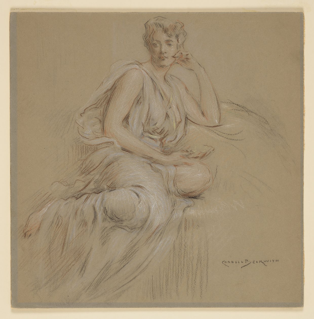 Klasik Figür by J. Carroll Beckwith