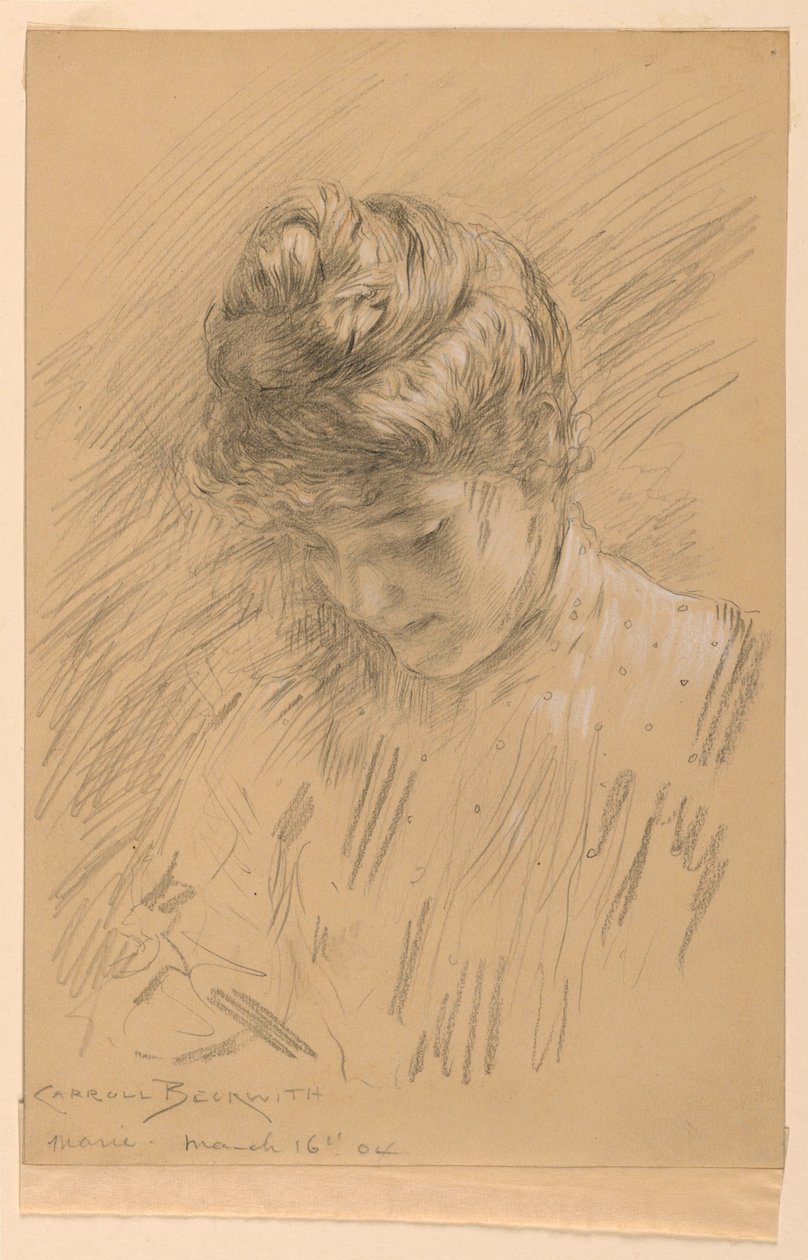 Marie by J. Carroll Beckwith