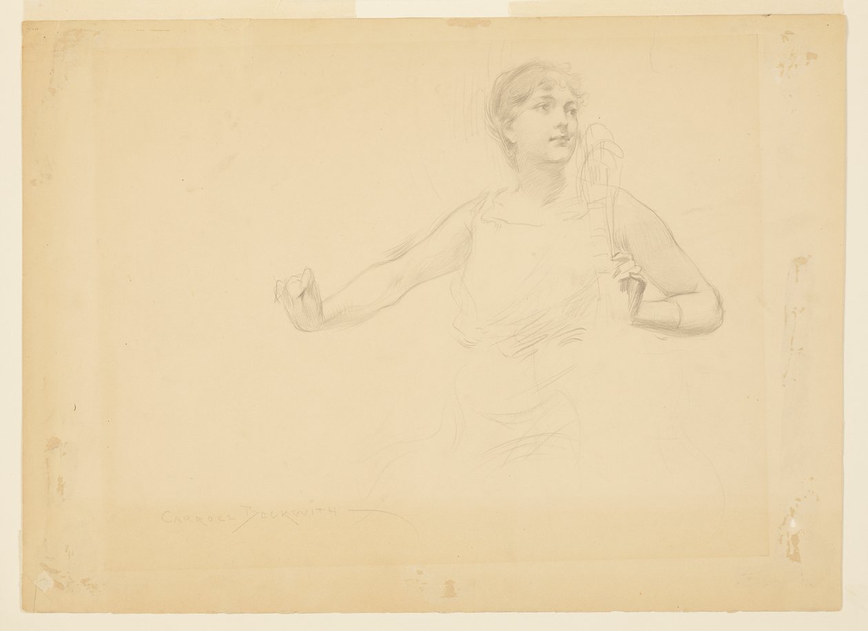 İlham perisi by J. Carroll Beckwith