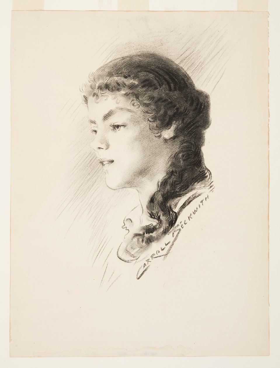 Portre, muhtemelen Elizabeth Vail by J. Carroll Beckwith