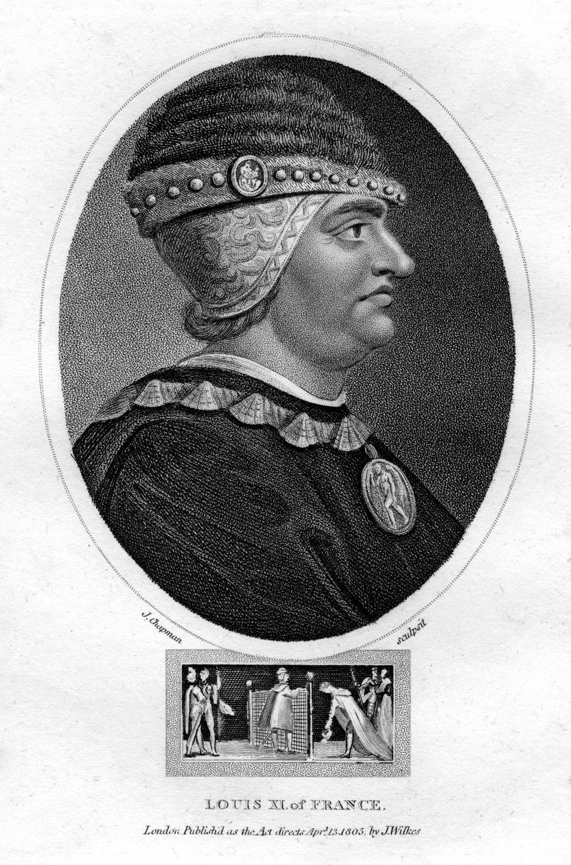 Louis XI, Fransa Kralı, 1805. by J. Chapman