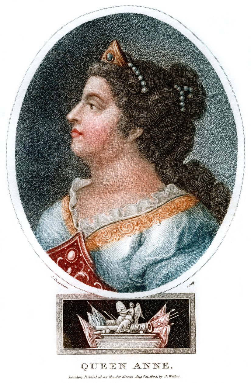Kraliçe Anne 1665-1714, 1804. by J. Chapman