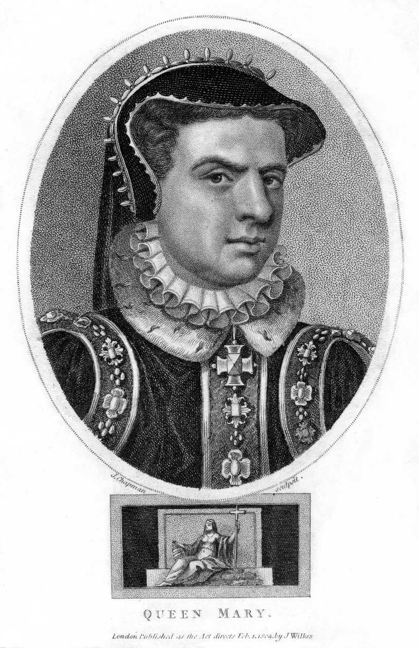 İngiltere Kraliçesi I. Mary, 1804. by J. Chapman