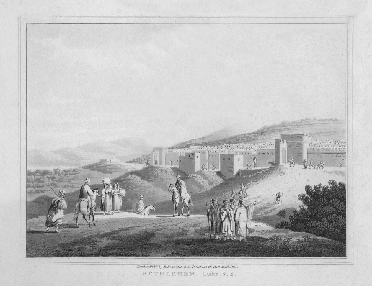 Beytüllahim. Luka, 2.4, 1830 by J. Clarke