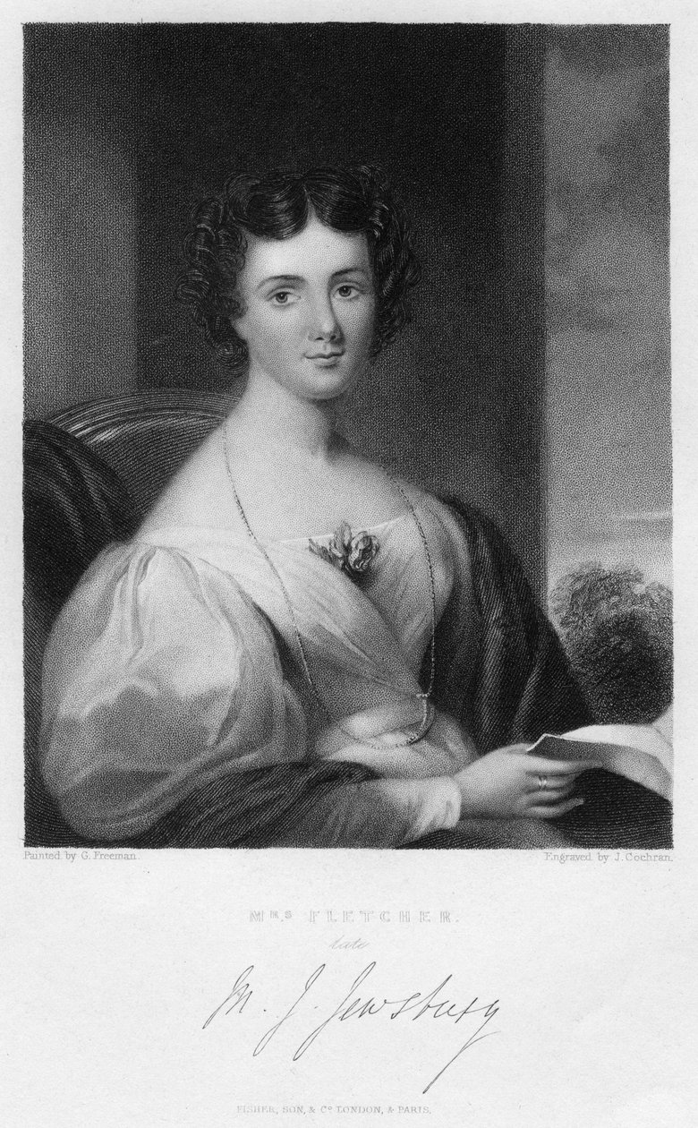 Bayan Fletcher, c1830s. by J. Cochran