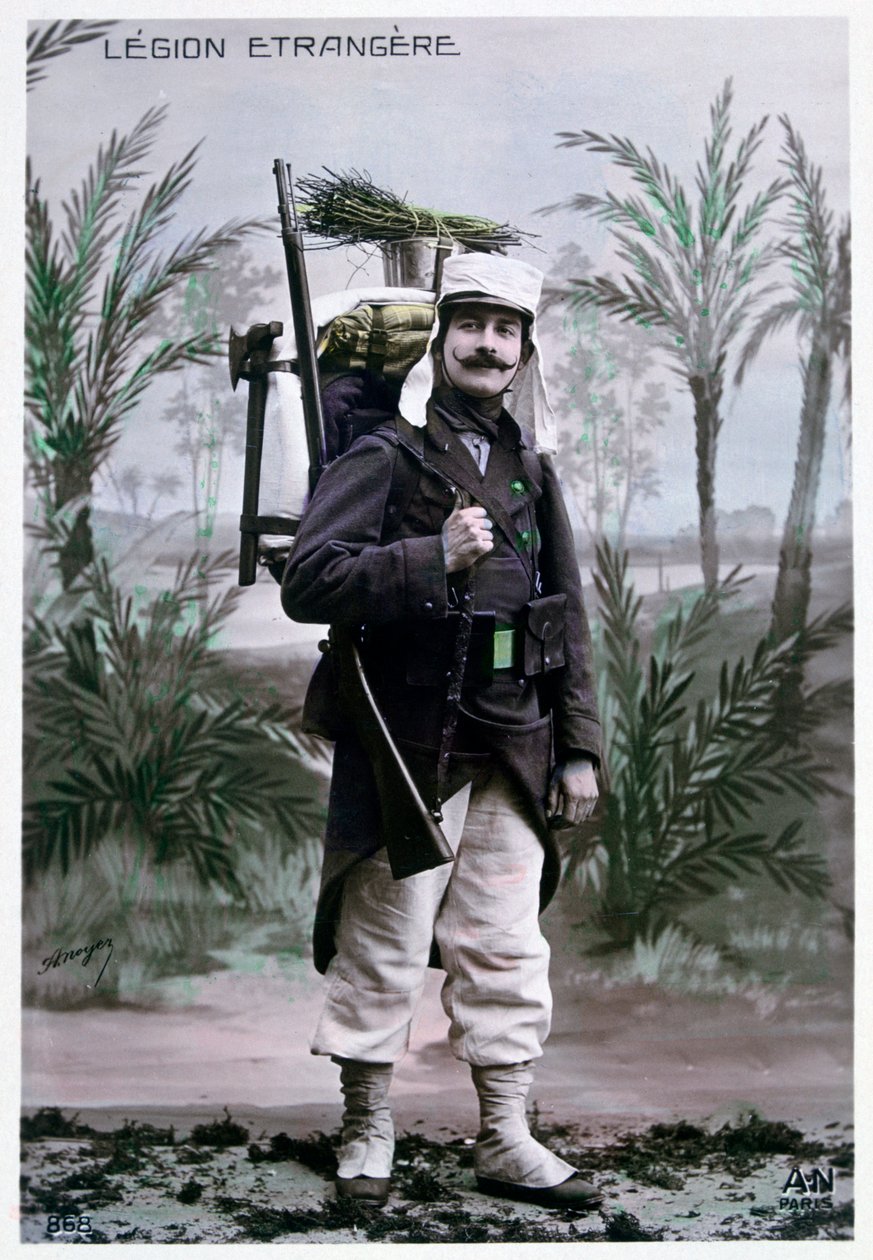 Fransız Yabancı lejyoneri, c1900. by J. Geiser