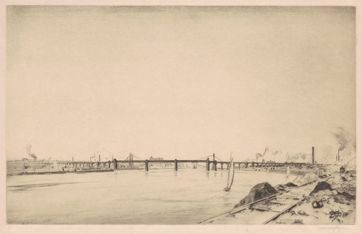 Runcorn Köprüsü by J. Hamilton Hay