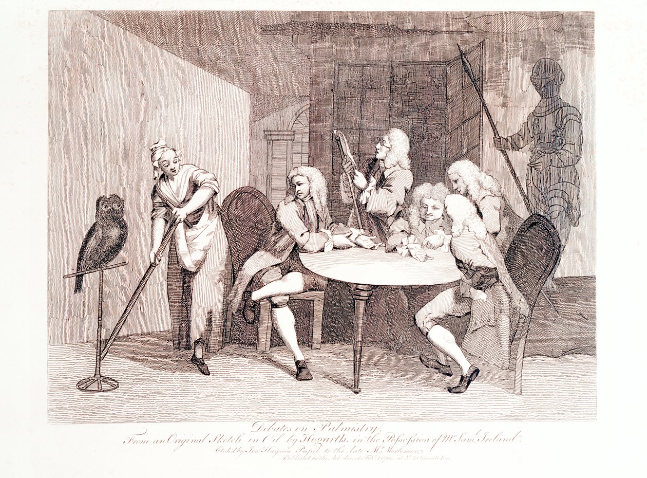 El falı üzerine tartışmalar, 18. yüzyıl by J Haynes