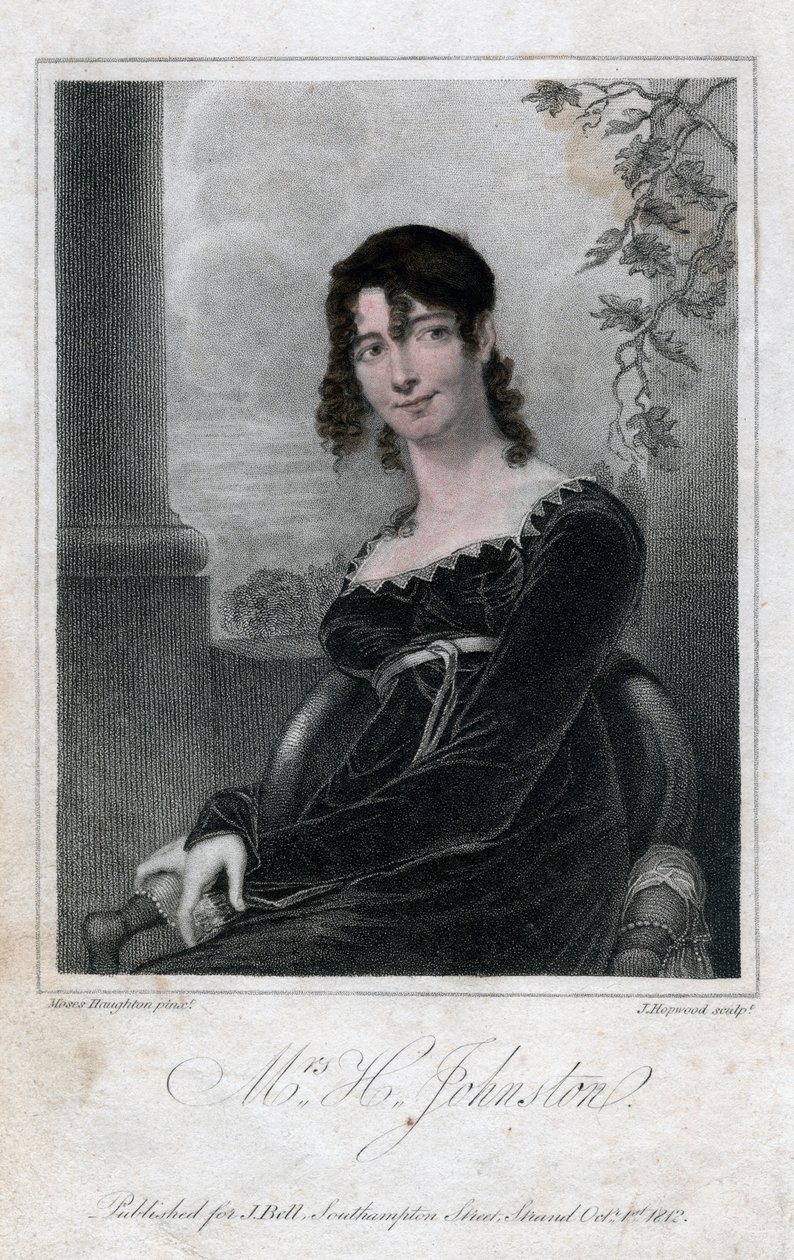 Bayan H Johnston, 1812. by J. Hopwood