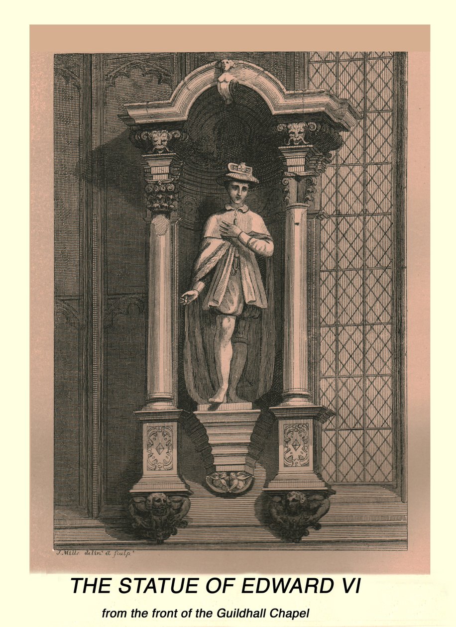Edward VI Heykeli, 1886 by J Mills