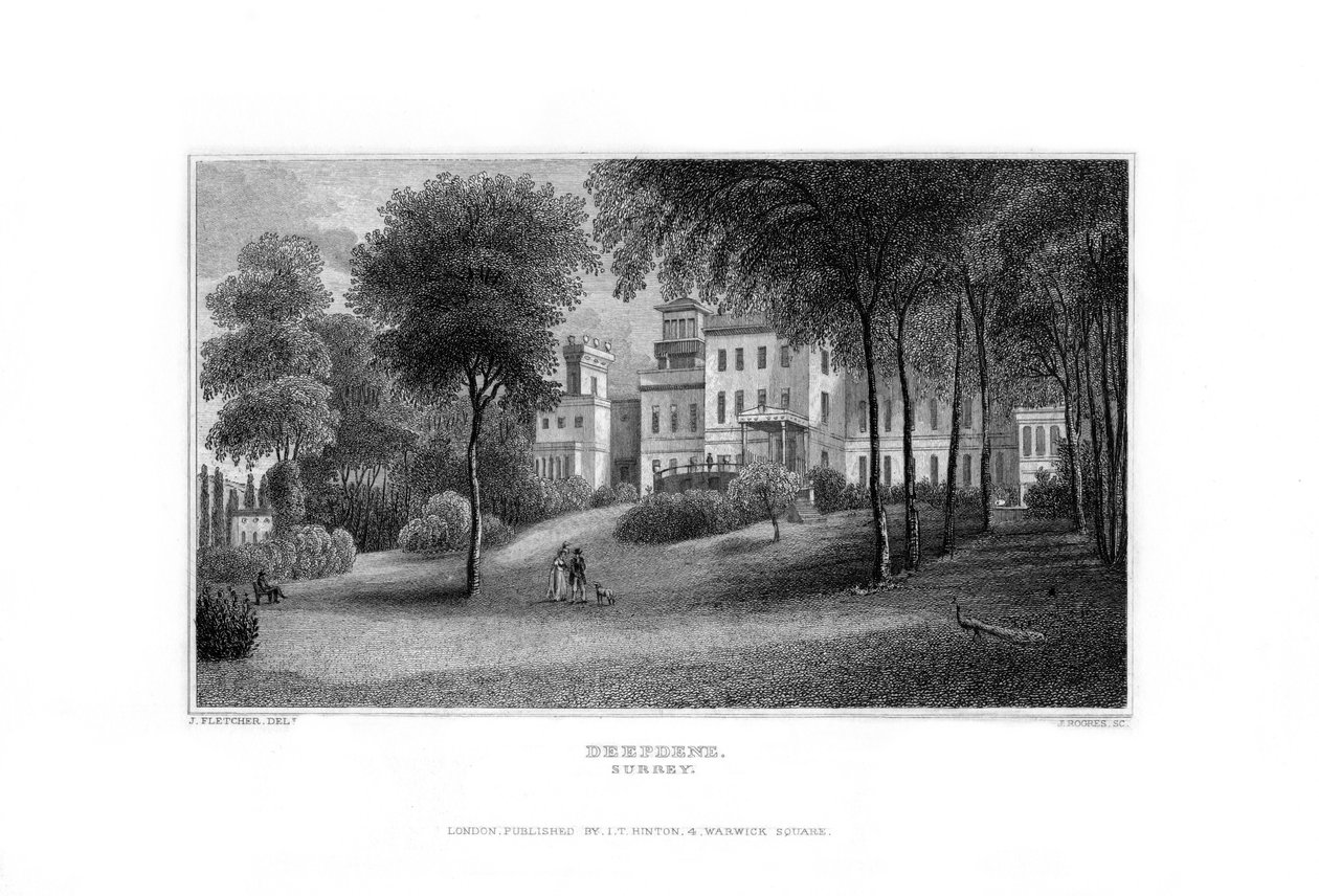 Deepdene, Dorking, Surrey, 1829. by J. Rogers