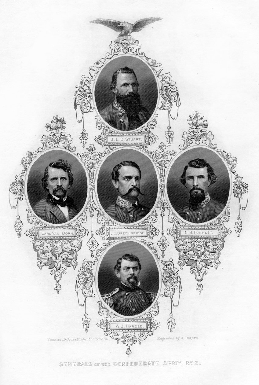 Konfederasyon Ordusu Generalleri, 1862-1867. by J. Rogers