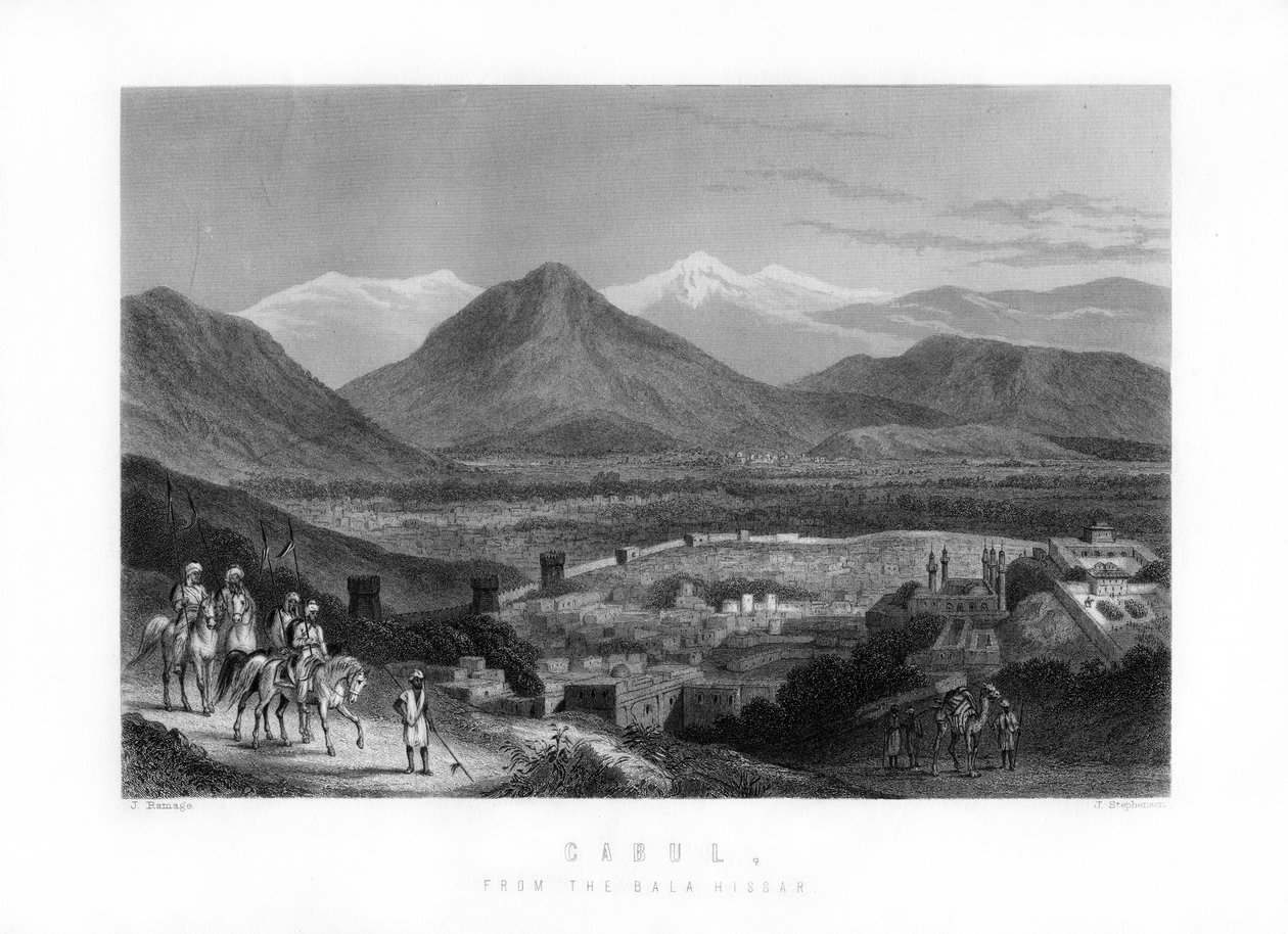 Bala Hisar'dan Kabil, Afganistan, 1893 by J. Stephenson