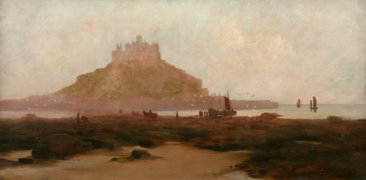 Alçak Gelgit, St Michaels Dağı by J. T. Richardson