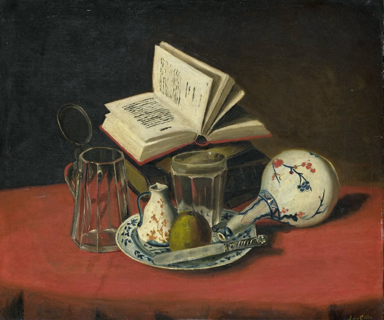 Natürmort by J. de Clercq (schilder)