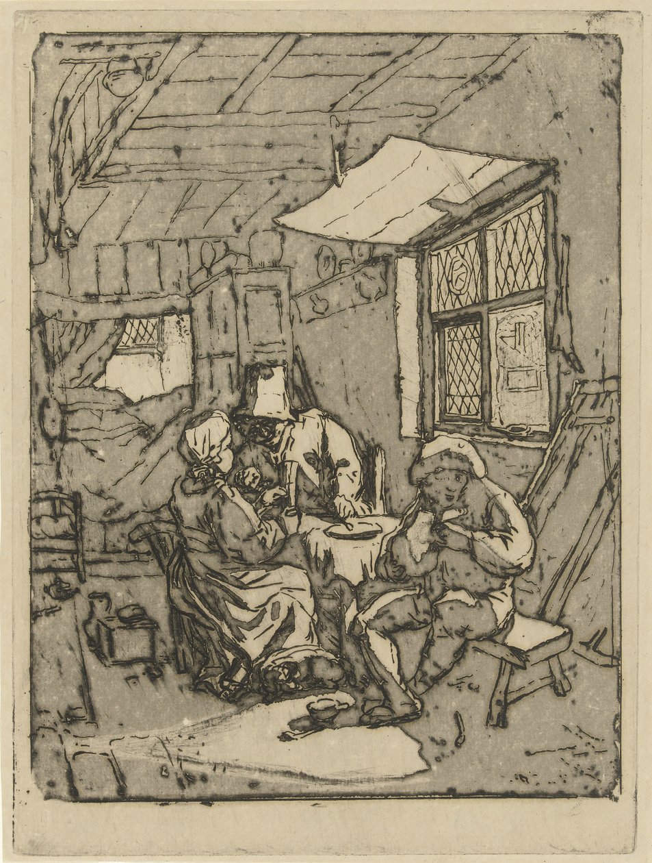 Çiftlik evi içi (ikinci versiyon) by Jabes Heenck