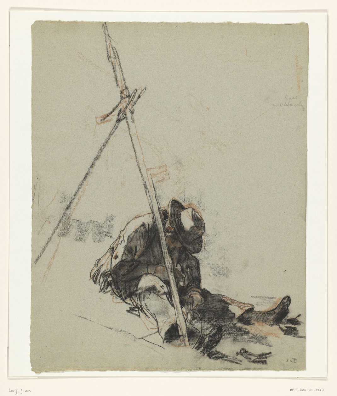 bir biçme makinesi by Jac van Looij (signed by artist)