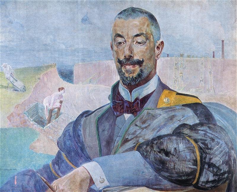  Portrait of Erazm Baracz.nPolski: Portret Erazma Baracza.n by Jacek Malczewski