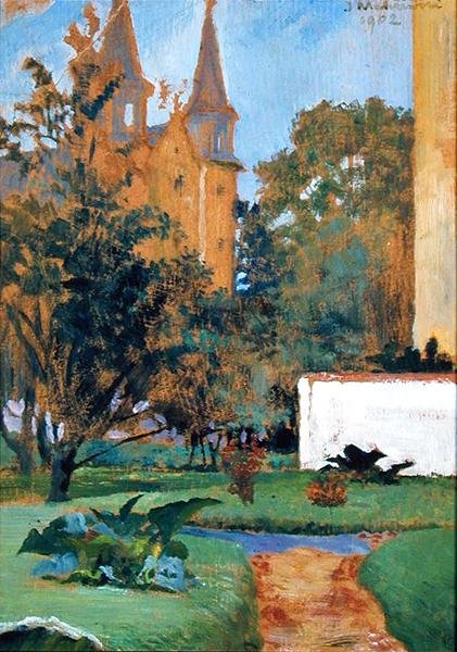 Karmelit Kilisesi Bahçesi, Krakov by Jacek Malczewski