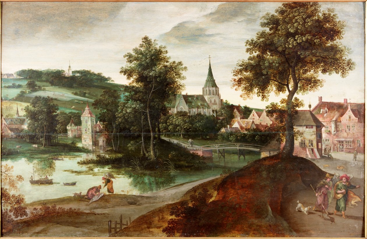 Tobias ve Melek, 1567 by Jacob Grimmer