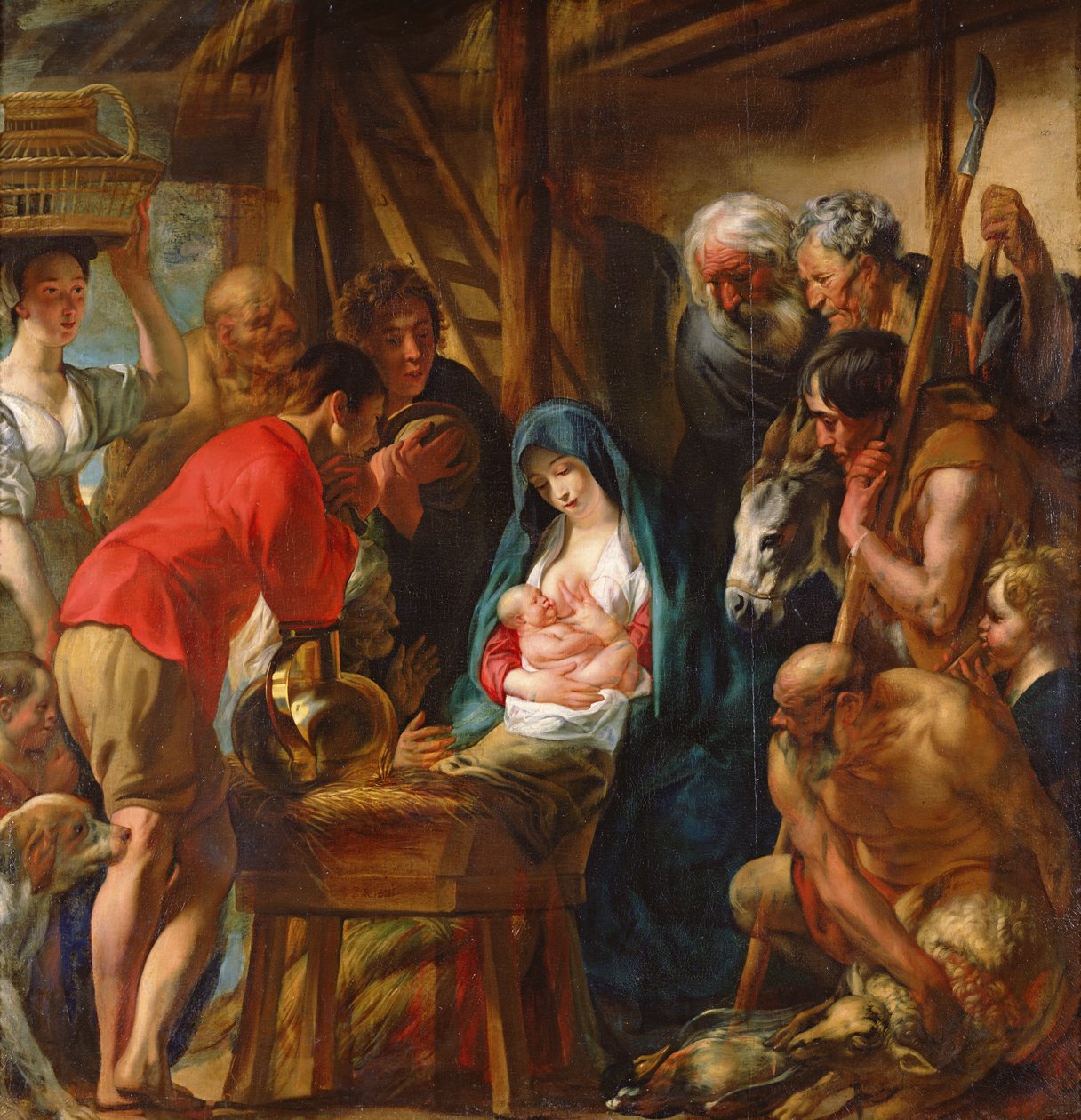 Çobanların hayranlığı by Jacob Jordaens