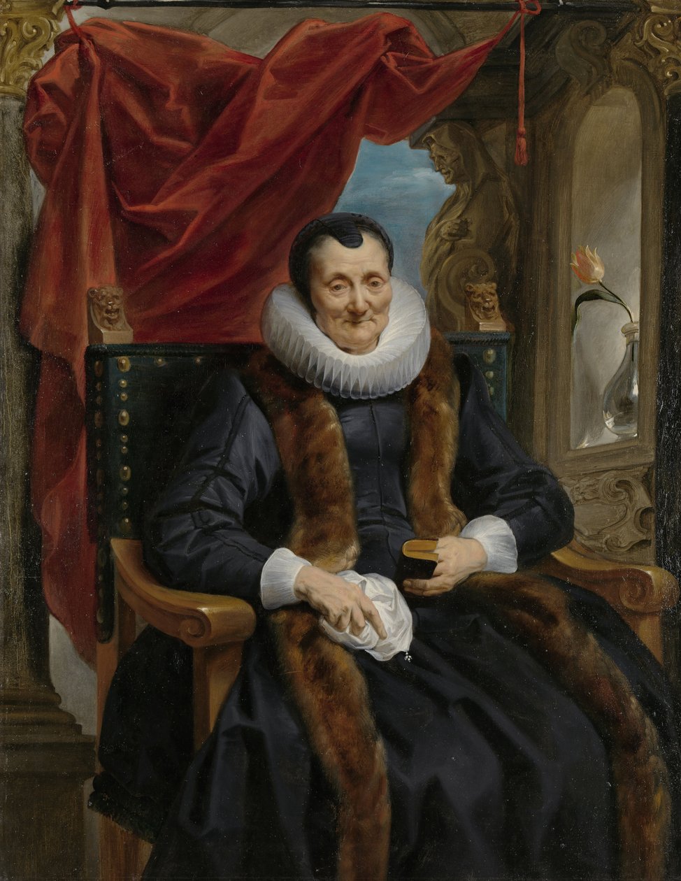 Portrait of Magdalena de Cuyper, c.1635-1636  by Jacob Jordaens