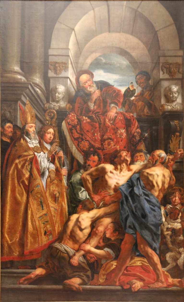 Saint Martin bir poddede şifa by Jacob Jordaens